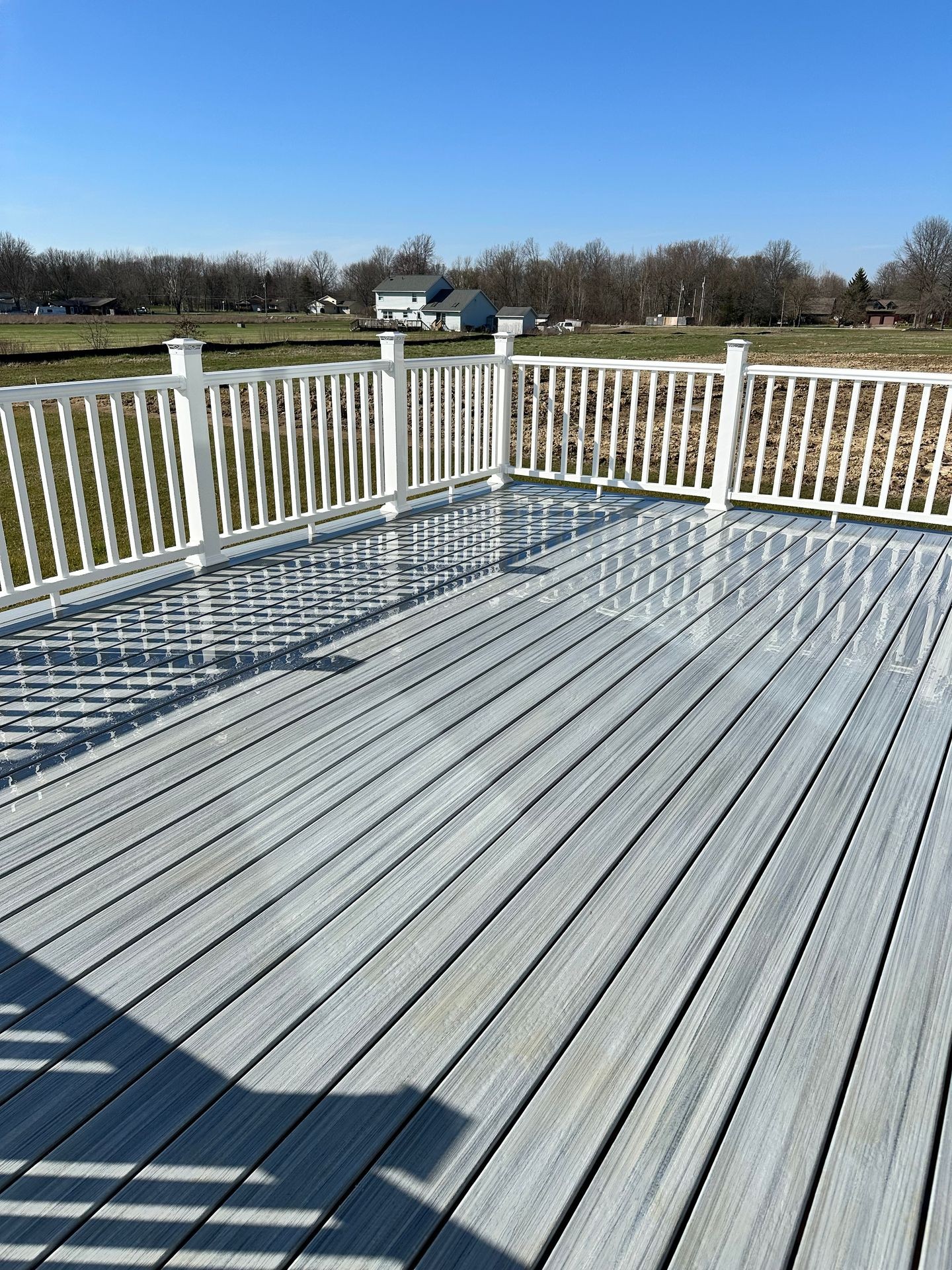 Trex composite decking 